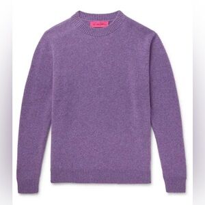 The Elder Statesman Lavender Knit Top